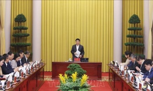 Chủ tịch nước Lương Cường chủ trì giao ban công tác với Văn phòng Chủ tịch nước