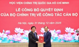 Thứ trưởng Bộ VHTT&DL Lê Hải Bình giữ chức Phó Giám đốc Học viện Chính trị Quốc gia Hồ Chí Minh