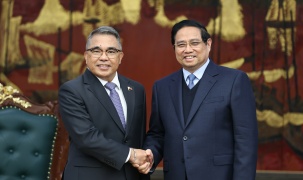 Thủ tướng Phạm Minh Chính tiếp Đại sứ Philippines