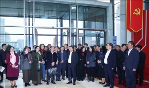 Thường trực Ban Bí thư Trần Cẩm Tú kiểm tra công tác chuẩn bị Đại hội XIV của Đảng