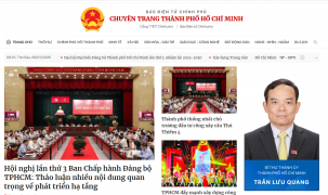 Cổng Thông tin điện tử Chính phủ: Một trong những trụ cột truyền thông chính thống