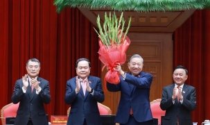 Đồng chí Tô Lâm được bầu giữ chức Tổng Bí thư Ban Chấp hành Trung ương Đảng khoá XIV