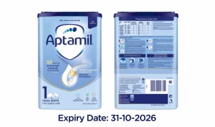 Sữa Aptamil First Infant Formula bị thu hồi tại Anh, Bộ Y tế Việt Nam phát thông báo khẩn