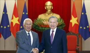 Tổng Bí thư Tô Lâm tiếp Chủ tịch Hội đồng châu Âu