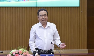 Chủ tịch Quốc hội Trần Thanh Mẫn làm việc với Ủy ban Bầu cử tỉnh Đồng Tháp