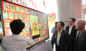 Hà Nội trưng bày hàng trăm bìa báo Xuân chào mừng Đại hội XIV của Đảng