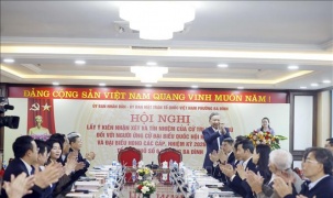 Tổng Bí thư dự Hội nghị lấy ý kiến cử tri nơi cư trú đối với người ứng cử đại biểu Quốc hội khóa XVI