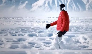 Xem robot tuyết chinh phục 130.000 bước chân cho khoảnh khắc Olympic