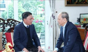 Thường trực Ban Bí thư Trần Cẩm Tú thăm, chúc Tết các đồng chí nguyên lãnh đạo Đảng, Nhà nước