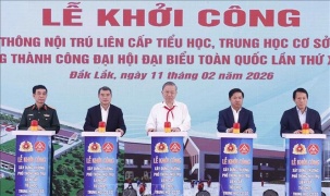 Tổng Bí thư Tô Lâm dự khởi công trường phổ thông nội trú tại xã Ea Rốk (Đắk Lắk)