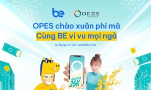 Bảo hiểm số OPES bắt tay Be Group ưu đãi lớn người dùng gọi xe mùa Tết 2026