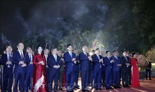 Tổng Bí thư Tô Lâm thăm, chúc Tết Đảng bộ, chính quyền và nhân dân Hà Nội