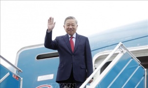 Tổng Bí thư Tô Lâm lên đường tham dự cuộc họp khai mạc Hội đồng Hòa bình về Gaza