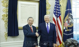 Tổng Bí thư Tô Lâm gặp Tổng thống Hoa Kỳ Donald Trump