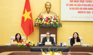 Hội nghị trực tuyến toàn quốc triển khai công tác bầu cử