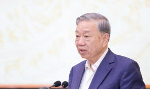 Tổng Bí thư Tô Lâm dự Hội nghị tiếp xúc giữa cử tri với người ứng cử đại biểu Quốc hội khóa XVI tại Hà Nội