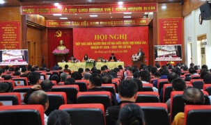 Chủ nhiệm Ủy ban Kiểm tra Trung ương vận động bầu cử, tiếp xúc cử tri tại Lạng Sơn