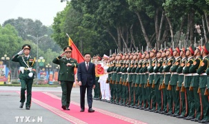 Thường trực Ban Bí thư chủ trì làm việc với Ban Thường vụ Quân đoàn 12