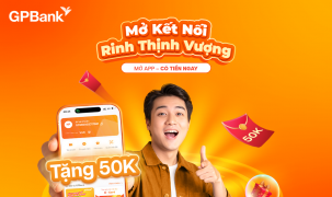 GPBank tung ưu đãi quét QR hoàn tiền 50.000 đồng, bắt nhịp làn sóng thanh toán số
