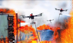 CT Group phát triển UAV bầy đàn chữa cháy