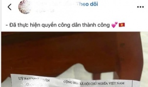 Cảnh báo nguy cơ lộ thông tin cá nhân khi đăng tải thẻ cử tri lên mạng xã hội