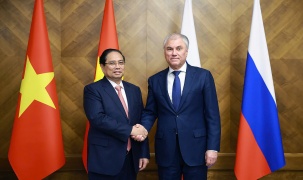 Chủ tịch Duma Quốc gia Nga: Hết sức ủng hộ thỏa thuận xây dựng nhà máy điện hạt nhân Ninh Thuận 1