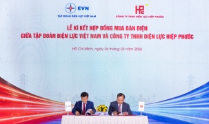EVN ký hợp đồng mua bán điện cho dự án Nhà máy điện LNG Hiệp Phước