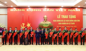 Bí thư Đảng ủy VUSTA Châu Văn Minh được trao tặng Huân chương Độc lập hạng Ba