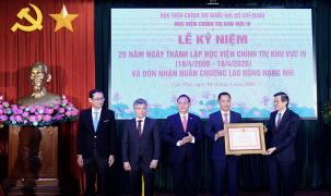 Học viện Chính trị khu vực IV kỷ niệm 20 năm thành lập và đón nhận Huân chương Lao động hạng Nhì