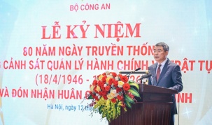 Phát biểu của Thủ tướng Lê Minh Hưng tại lễ kỷ niệm 80 năm Ngày truyền thống lực lượng cảnh sát quản lý hành chính về trật tự xã hội