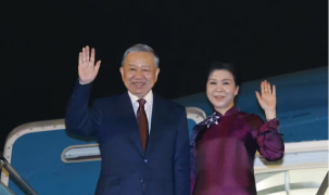 Tổng Bí thư, Chủ tịch nước Tô Lâm và Phu nhân lên đường thăm cấp Nhà nước đến Trung Quốc