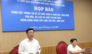 Cà Mau tổ chức Tuần lễ Khoa học, công nghệ, văn hóa, du lịch quy mô lớn năm 2026