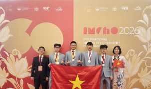 Đoàn học sinh Việt Nam giành 4/4 huy chương tại Olympic Hóa học quốc tế Mendeleev 2026