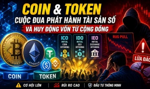 Coin và token, cuộc đua phát hành tài sản số và huy động vốn từ cộng đồng