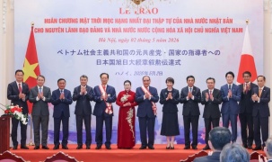 Nhật Bản trao Huân chương Mặt trời mọc tặng nguyên lãnh đạo Đảng, Nhà nước Việt Nam