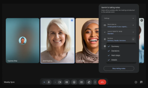 Google Meet cho chọn nội dung ghi chú, thêm theo dõi quyết định