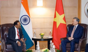 Tổng Bí thư, Chủ tịch nước Tô Lâm tiếp Cố vấn An ninh Quốc gia Ấn Độ