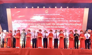 Phó Thủ tướng Lê Tiến Châu dự Lễ khởi công, khánh thành 14 dự án, công trình tại Hải Phòng