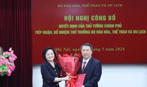Phó Thủ tướng Phạm Thị Thanh Trà trao quyết định bổ nhiệm ông Nguyễn Huy Dũng giữ chức Thứ trưởng Bộ VHTT&DL