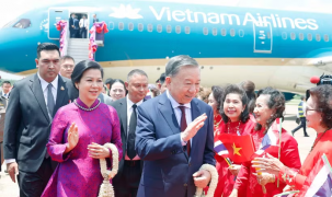 Tổng Bí thư, Chủ tịch nước Tô Lâm và Phu nhân bắt đầu thăm chính thức Vương quốc Thái Lan