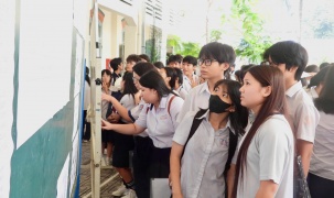 TP.HCM: Các thí sinh hoàn tất thủ tục sẵn sàng bước vào kì thi lớp 10