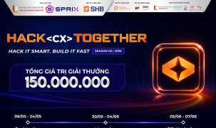 SHB đồng hành cùng Hack (CX) Together 2026, dẫn lối tài năng trẻ bứt phá trong kỷ nguyên số