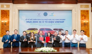 Công ty Huy Long hợp tác với Green SM đưa 2.000 ô tô điện Vinfast vào kinh doanh dịch vụ vận tải