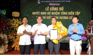 Nhà báo Lê Doãn Hưng được bổ nhiệm làm Tổng Biên tập Tạp chí Việt Nam hương sắc