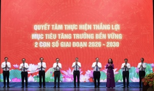 Thủ tướng Lê Minh Hưng phát động Phong trào thi đua quyết tâm thực hiện thắng lợi mục tiêu tăng trưởng bền vững '2 con số'