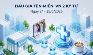 76 tên miền “.vn” ngắn, đẹp chính thức lên sàn đấu giá đợt 2/2026