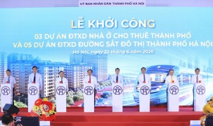 Hà Nội khởi công đồng thời 5 tuyến đường sắt đô thị và 3 dự án nhà ở cho thuê