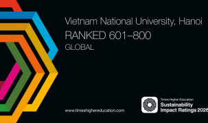 Đại học Quốc gia Hà Nội tăng hạng trong bảng đánh giá tác động bền vững THE 2026