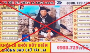 Cảnh giác với các bẫy lừa đảo quảng cáo 'thần dược' trên mạng xã hội