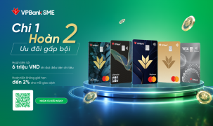 Tối ưu chi phí vận hành với ưu đãi hoàn tiền từ thẻ tín dụng VPBiz